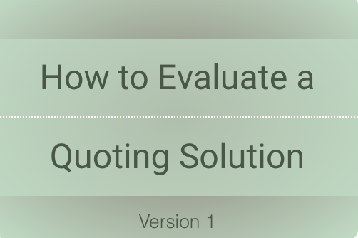 How to evaluate quoting software